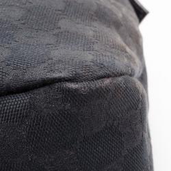 مملوكة مسبقًا Gucci Black Monogram Horsebit Hobo