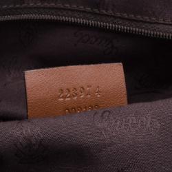مملوكة مسبقًا Gucci Brown Guccissima Medium Sukey Satchel