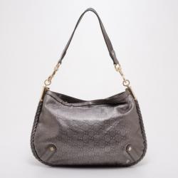مملوكة مسبقًا Gucci Metallic Guccissima 'Britt' Hobo