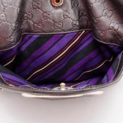مملوكة مسبقًا Gucci Metallic Guccissima 'Britt' Hobo