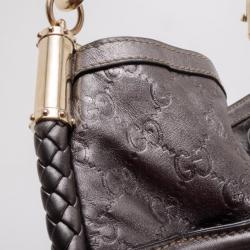 مملوكة مسبقًا Gucci Metallic Guccissima 'Britt' Hobo