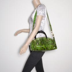 مملوكة مسبقًا Gucci Pop Python Bamboo Handle Bag 