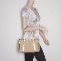 Pre Owned Gucci Monogram Speedy Joy Boston Bag