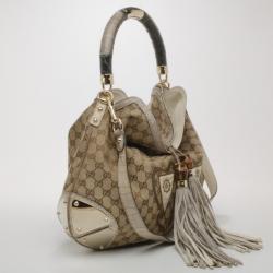 Pre Owned Gucci Large Limited Edition Crest Patchwork Indy