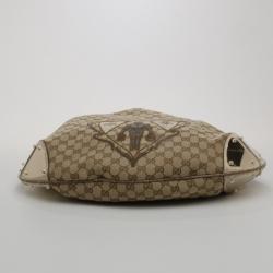 Pre Owned Gucci Large Limited Edition Crest Patchwork Indy