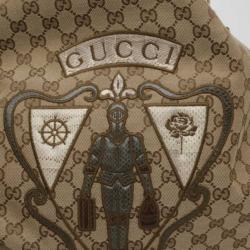 Pre Owned Gucci Large Limited Edition Crest Patchwork Indy