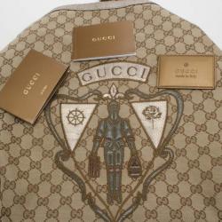 Pre Owned Gucci Large Limited Edition Crest Patchwork Indy