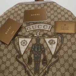 Pre Owned Gucci Large Limited Edition Crest Patchwork Indy