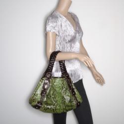 مملوكة مسبقًا Gucci Pelham Python Tote Bag