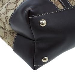 مملوكة مسبقًا حقيبة غوتشي لوفلي هارت كانفاس بيج مونوغرامي حرفي G المتشابكين