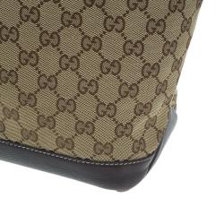 Pre Owned حقيبة غوتشي ويب سانسيت كلاسيكية كانفاس بني مونوغرامي وسط