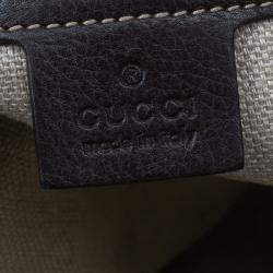 Pre Owned حقيبة غوتشي ويب سانسيت كلاسيكية كانفاس بني مونوغرامي وسط