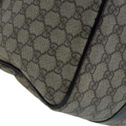 Pre Owned حقيبة غوتشي جوي بوسطن كانفاس غوتشيسيما بيج مقوى متوسطة