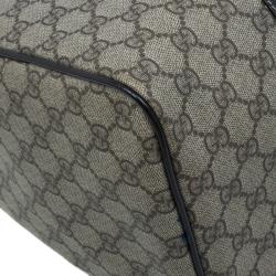 Pre Owned حقيبة غوتشي جوي بوسطن كانفاس غوتشيسيما بيج مقوى متوسطة