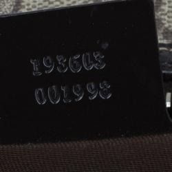 Pre Owned حقيبة غوتشي جوي بوسطن كانفاس غوتشيسيما بيج مقوى متوسطة