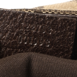 Pre Owned Gucci Brown/Beige GG Canvas Messenger Bag