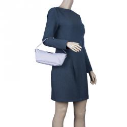 مملوكة مسبقًا Gucci Purple GG monogram Small baguette bag