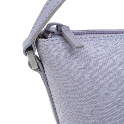 مملوكة مسبقًا Gucci Purple GG monogram Small baguette bag
