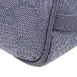 مملوكة مسبقًا Gucci Purple GG monogram Small baguette bag