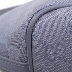 مملوكة مسبقًا Gucci Purple GG monogram Small baguette bag