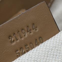Pre Owned Gucci Brown Python Medium Sukey Tote