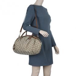 مملوكة مسبقًا حقيبة يد غوتشي سوكي دوم كانفاس مونوجرامي