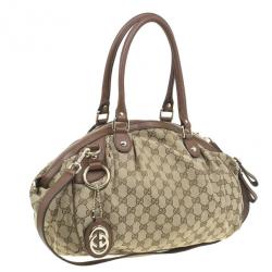 مملوكة مسبقًا حقيبة يد غوتشي سوكي دوم كانفاس مونوجرامي