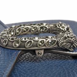 Gucci Blue Leather Dionysus Wallet On Chain