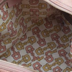 Pre Owned Gucci Pink Guccissima Leather Medium Joy Boston Bag