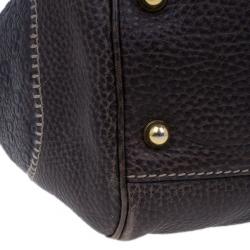 Pre Owned Gucci Brown Leather Guccisima Large New Pelham Hobo