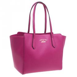 مملوكة مسبقًا حقيبة غوتشي سوينغ جلد فوشيا