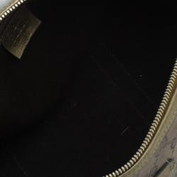 Pre Owned حقيبة غوتشي جوي بوسطن كانفاس كريستال GG مقوى متوسطة