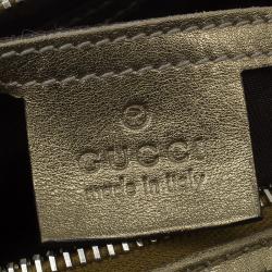 Pre Owned حقيبة غوتشي جوي بوسطن كانفاس كريستال GG مقوى متوسطة