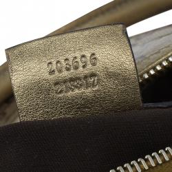 Pre Owned حقيبة غوتشي جوي بوسطن كانفاس كريستال GG مقوى متوسطة