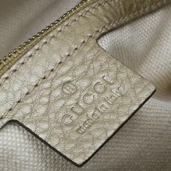 مملوكة مسبقًا Gucci Gold Python Medium Bella Hobo