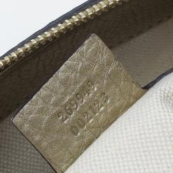 مملوكة مسبقًا Gucci Gold Python Medium Bella Hobo