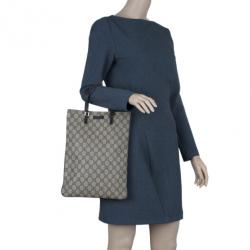 مملوكة مسبقًا Gucci Brown Canvas Original GG Bag