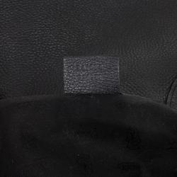 Pre Owned Gucci Black Leather Heritage Hobo