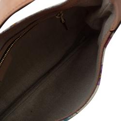 مملوكة مسبقًا Gucci Botanical Floral Canvas Jackie O Bouvier Hobo