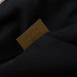 Pre Owned حقيبة غوتشي بوسطن سوكي متوسطة كانفاس ديامانت عاجي/ بيج