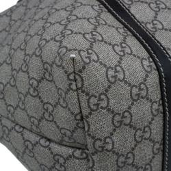 Pre Owned Gucci Monogram Canvas Rose Heart Tattoo Tote