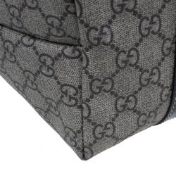 Pre Owned Gucci Monogram Canvas Rose Heart Tattoo Tote