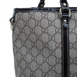 Pre Owned Gucci Monogram Canvas Rose Heart Tattoo Tote