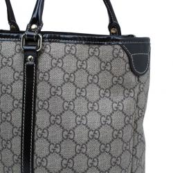 Pre Owned Gucci Monogram Canvas Rose Heart Tattoo Tote