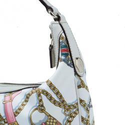 Pre Owned حقيبة يد هوبو غوتشي طبع ساتان حرير