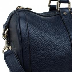 مملوكة مسبقًا حقيبة غوتشي بوسطن ويب متوسطة جلد أسود