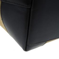 مملوكة مسبقًا Gucci Beige Canvas and Leather Vertical Web Tote