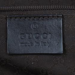 مملوكة مسبقًا Gucci Beige Canvas and Leather Vertical Web Tote