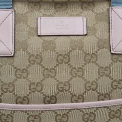 مملوكة مسبقًا حقيبة توت غوتشي كانفاس GG بيج