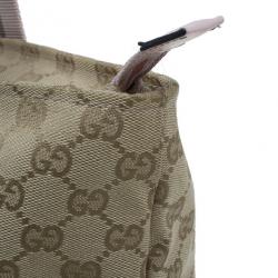 مملوكة مسبقًا حقيبة توت غوتشي كانفاس GG بيج